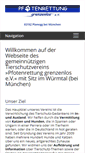 Mobile Screenshot of pfotenrettung-grenzenlos.de